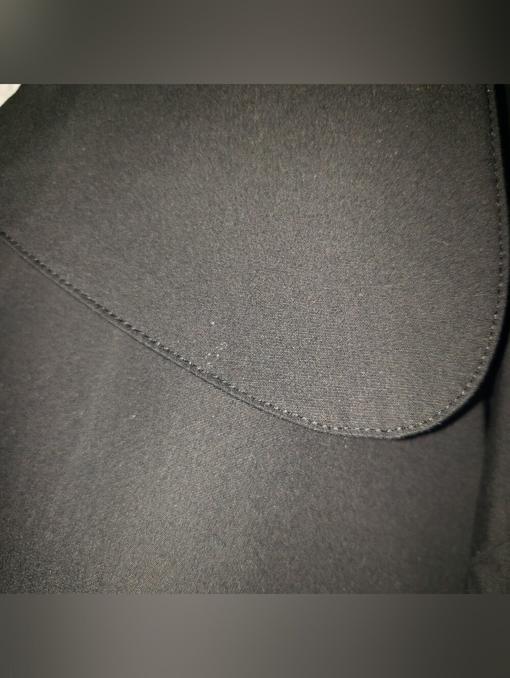 ZARA Black parachute Shirt Dress Coat XL